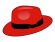 Red fedora