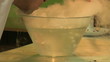 Dry ice in the water