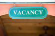 Vacancy sign before hotel, St Augustine, Florida