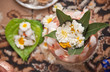 Indian Puja and flowers