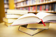 Foto: Book reading in library Book reading in library