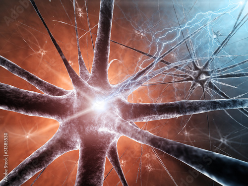 Photo: Neural network , detailed illustration Neural network , detailed illustration