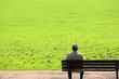 Mann im Park © Matthias Buehner