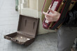 Man playing accordian