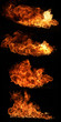 High resolution fire collection