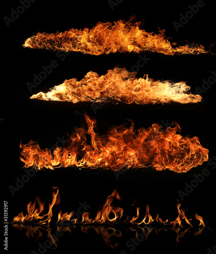 Photo: High resolution fire collection High resolution fire collection