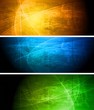 Bright textural banners collection
