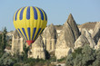 Balloon Over Fairy Chimneys, Cappadocia Balloon Over Fairy Chimneys, Cappadocia