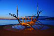 Shining Solfar Suncraft Sculpture, Reykjavik, Iceland Shining Solfar Suncraft Sculpture, Reykjavik, Iceland
