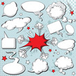 Comics style speech bubbles