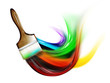 paint a rainbow