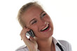young business woman calling by mobile phone young business woman calling by mobile phone