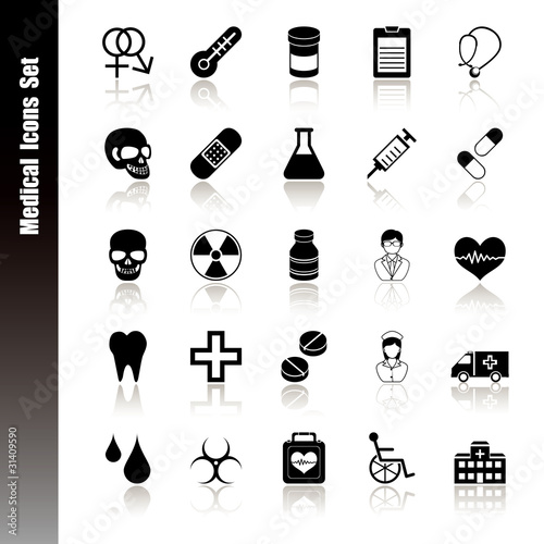 Vector: Medical icons set Medical icons set