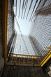 Photo: Construction site with enforced concrete steel frames rising up Construction site with enforced concrete steel frames rising up
