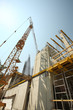 Photo: scaffolding, construction site scaffolding, construction site