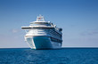Cruise Ship Anchored in Caribbean Sea