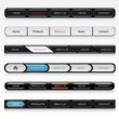 Editable website vector buttons Editable website vector buttons
