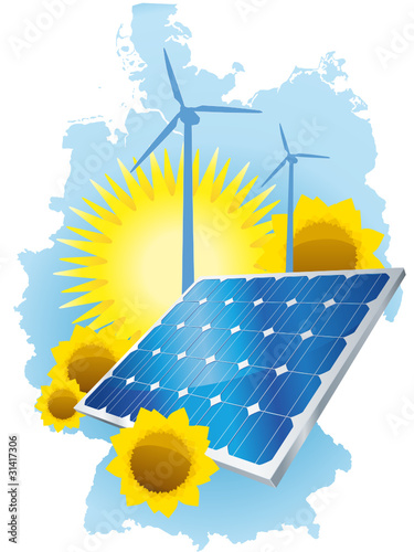 Vektor: Erneuerbare Energien in Deutschland Erneuerbare Energien in Deutschland