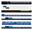 Web Design Menu Navigation Bar Website Header Element Web Design Menu Navigation Bar Website Header Element