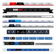 Web Design Menu Navigation Bar Website Header Element Web Design Menu Navigation Bar Website Header Element