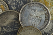 Old United States of America silver coin