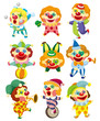 cartoon clown icon