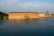 Garonne river and historic building