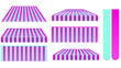 pink awning