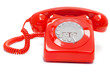 Photo: Antique red telephone Antique red telephone