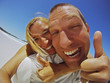 Couple Having Fun On The Beach