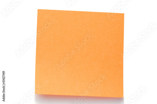 Photo: Orange post-it Orange post-it