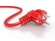 red electric plug red electric plug