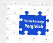 Versicherungs Vergleich - Konzept Geld
