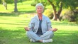 Mature woman doing Yoga