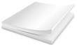 white book on white background
