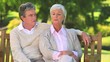 Video: Mature couple talking outdoors Mature couple talking outdoors