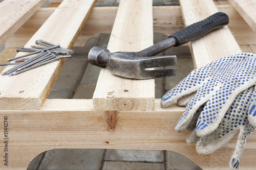 Photo: Manufacture of wooden platforms Manufacture of wooden platforms