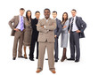 Photo: Young attractive business people - the elite business team Young attractive business people - the elite business team