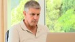 Man working on his laptop