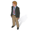 Vector: isometric man isometric man