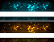 Linien-Licht-Banner