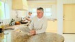 Video: Mature couple in their kitchen Mature couple in their kitchen