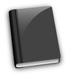icone livre noir