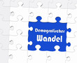 Demografischer Wandel - Konzept Bild