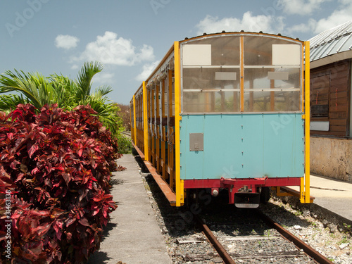 Photo: Petit train touristique de la sucrerie de Beauport, Guadeloupe Petit train touristique de la sucrerie de Beauport, Guadeloupe