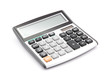 Calculator on white background