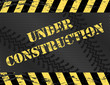 Grunge Under Construction Website Background