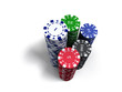 Poker Chips Tower