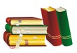 books in colored cover