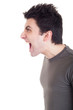 Angry man